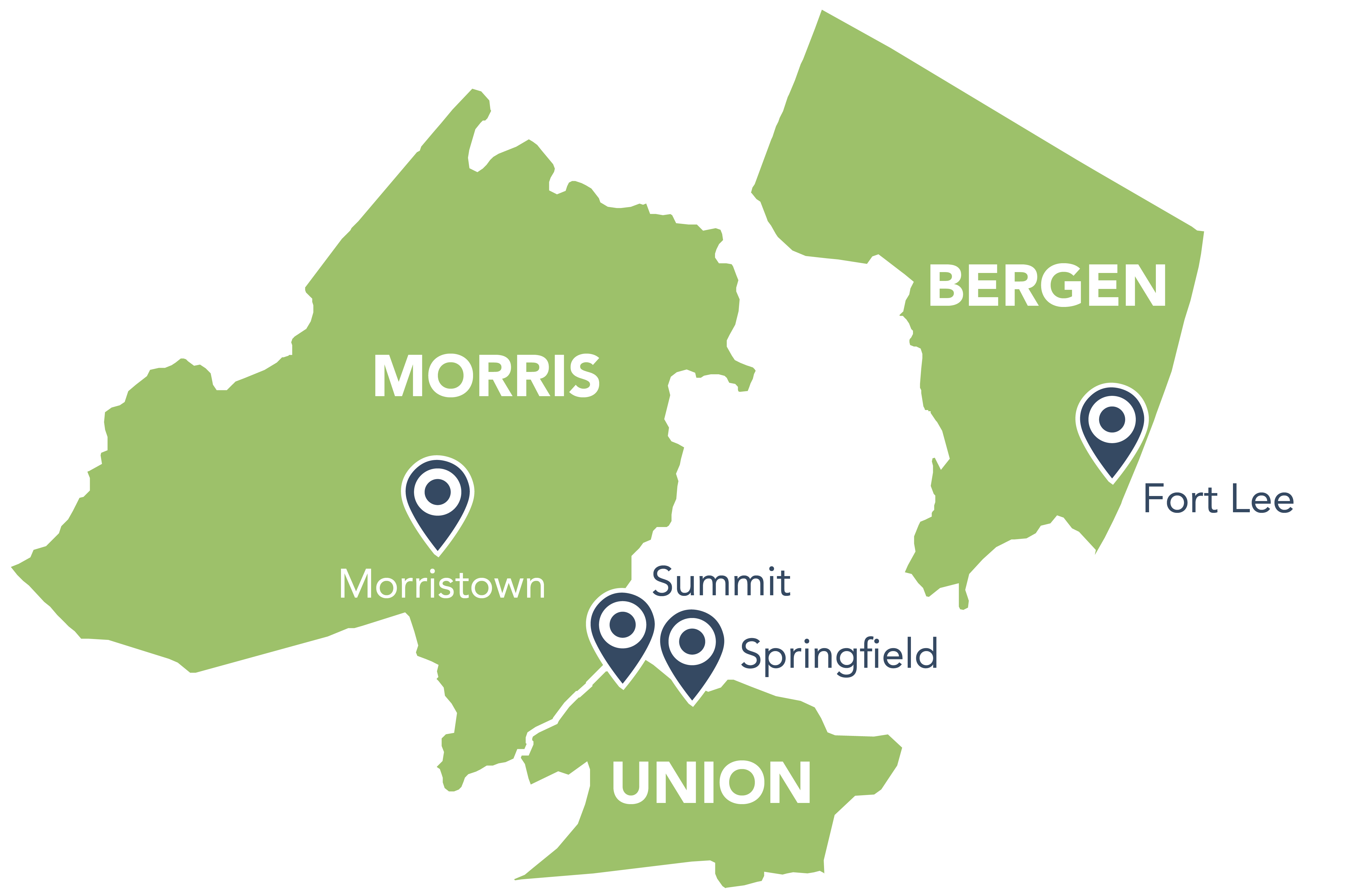 American Revolution Destinations in Northern New Jersey (Map)
