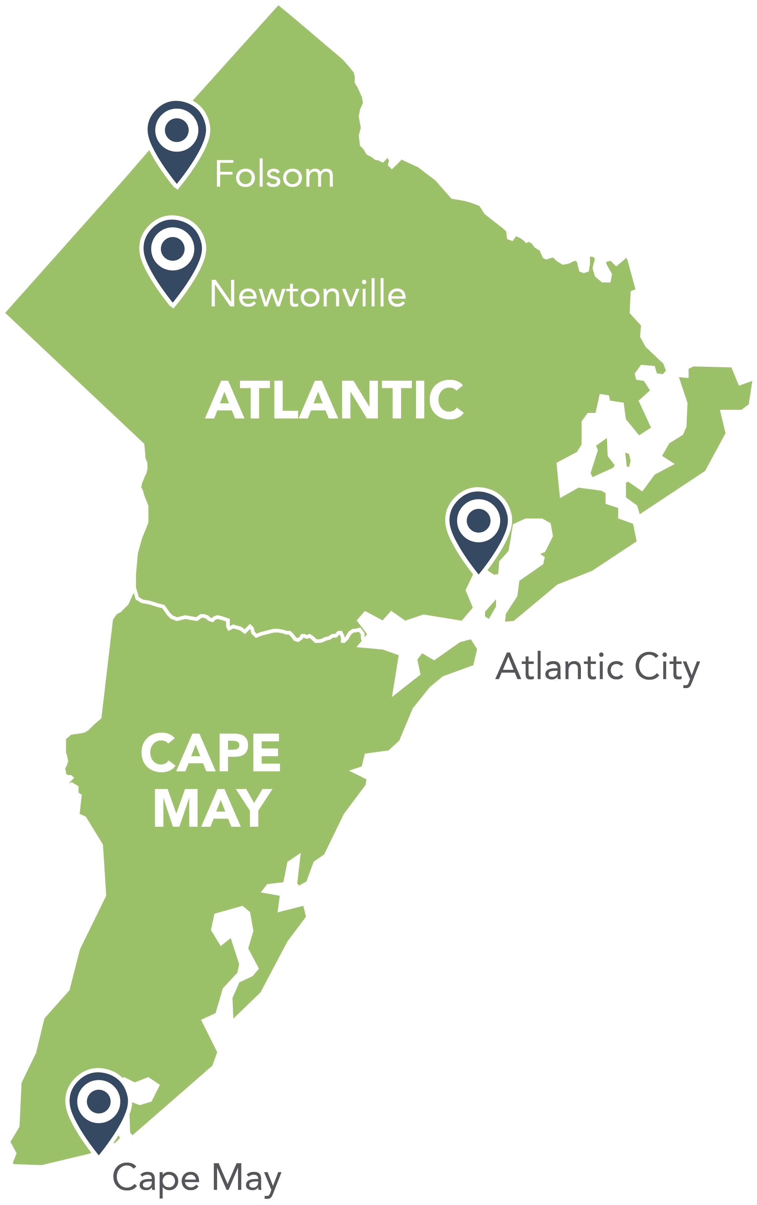 Black Heritage Destinations in Southern New Jersey (Map)