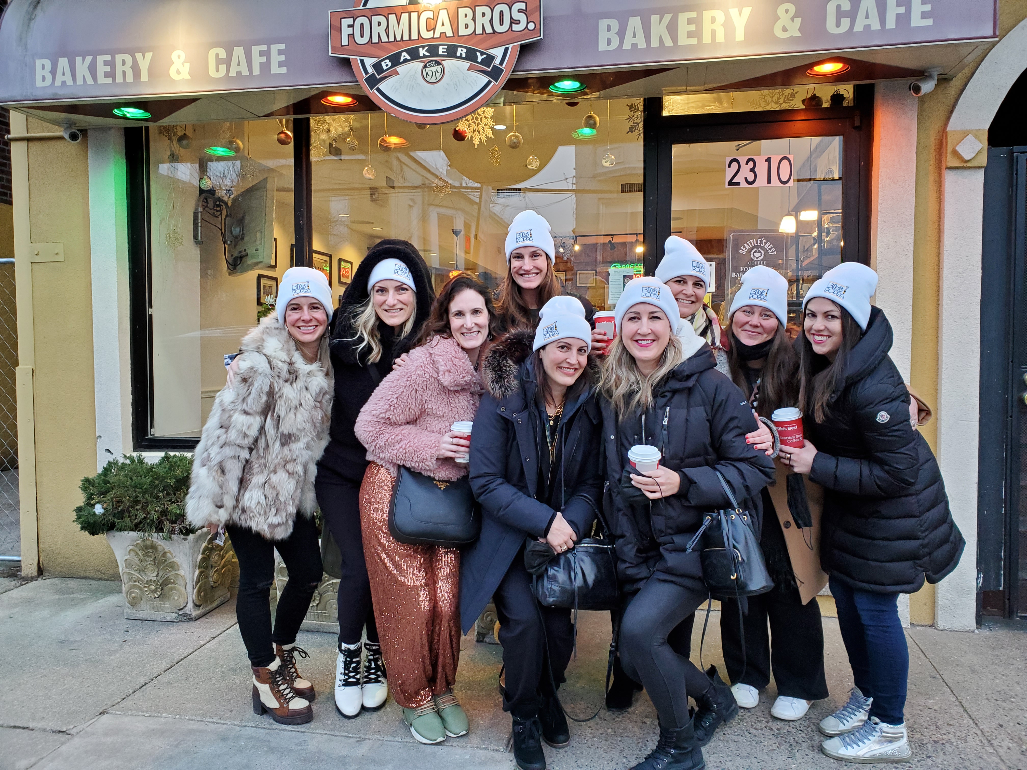 Group of ladies in front of bakery in Atlantic City