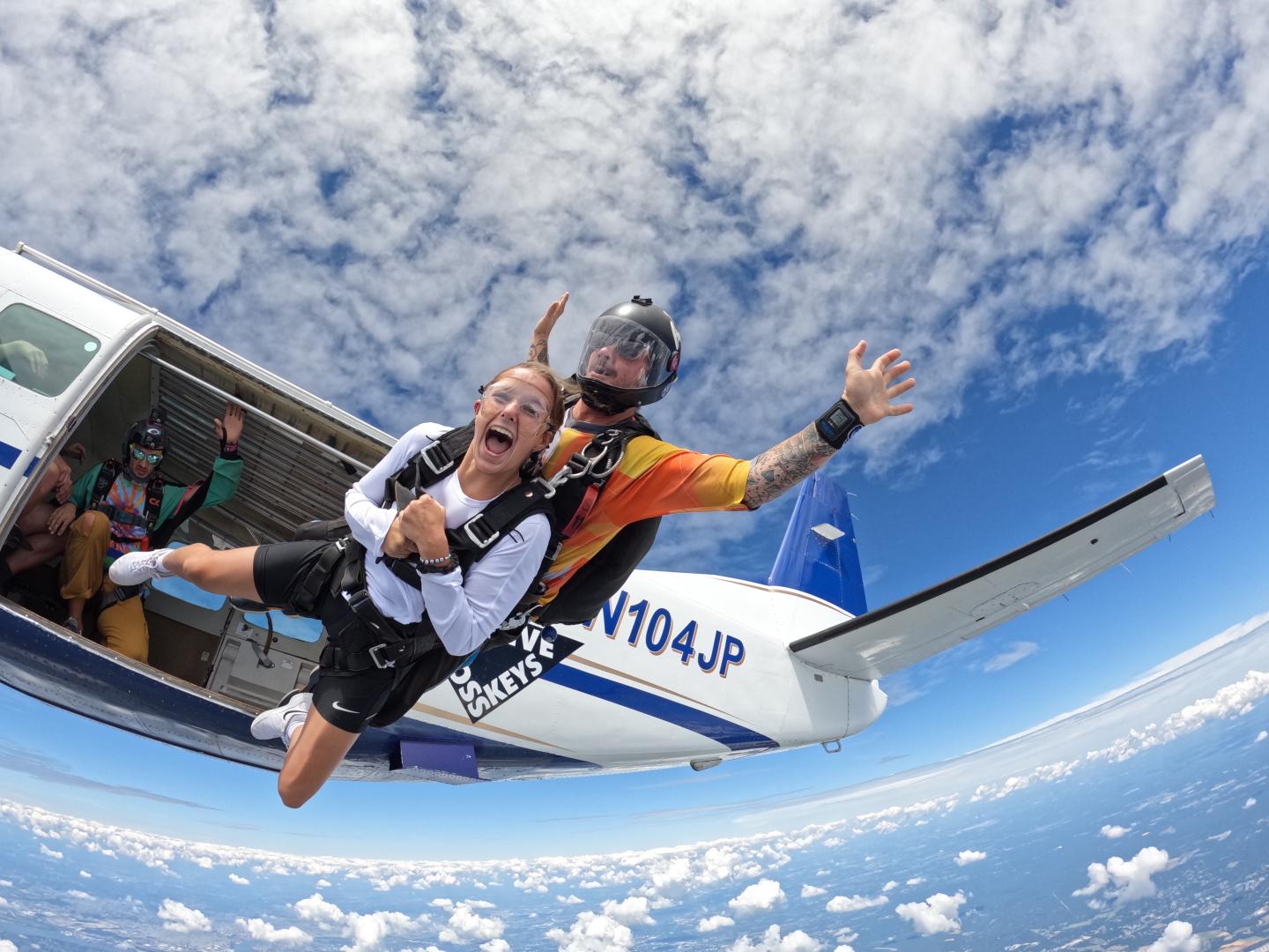 Tandem Skydiving at Skydive Cross Keys - https://www.skydivecrosskeys.com/
