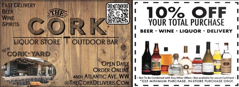 The Cork Liquor Store & Outdoor Bar - 10% off - https://thecorkdelivers.com