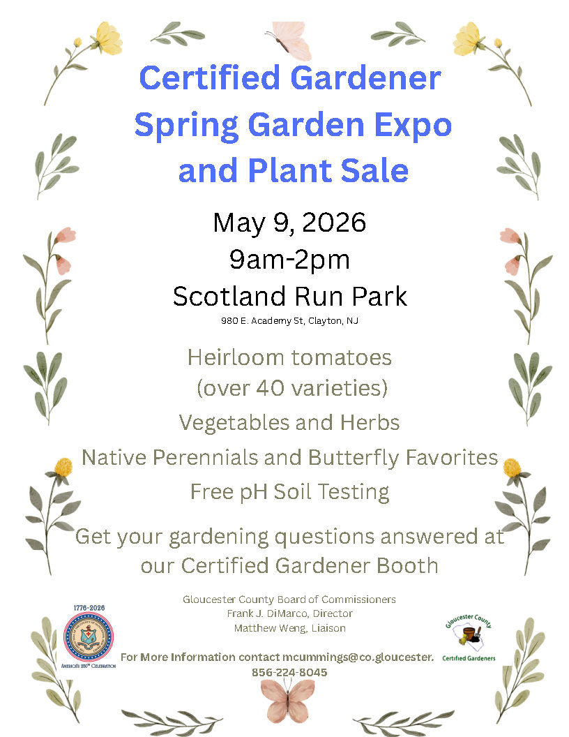 Certified Gardener Spring Garden Expo and Plant Sale