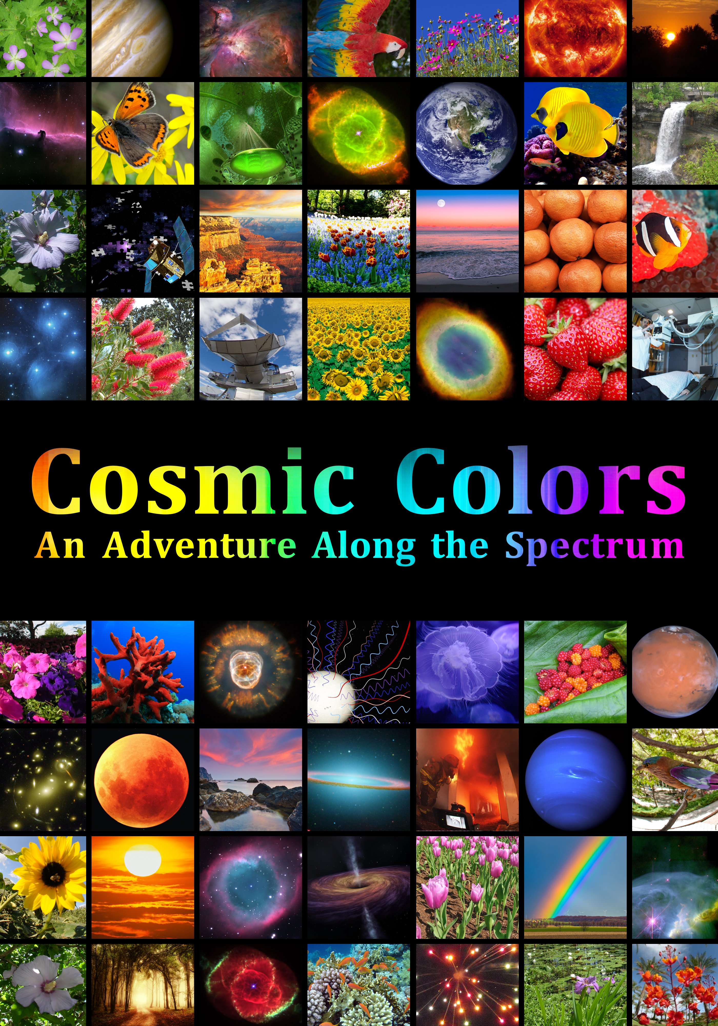 Poster for Cosmic Colors Planetarium show. 
