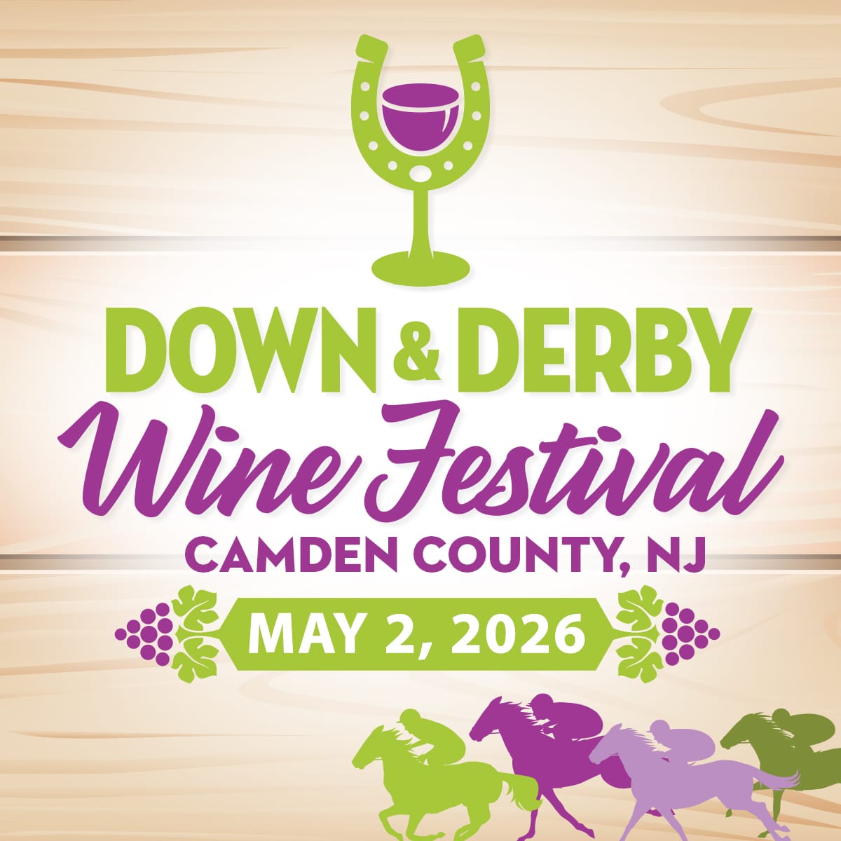 Down & Derby Wine Festival on May 2, 2026 in Pennsauken, NJ