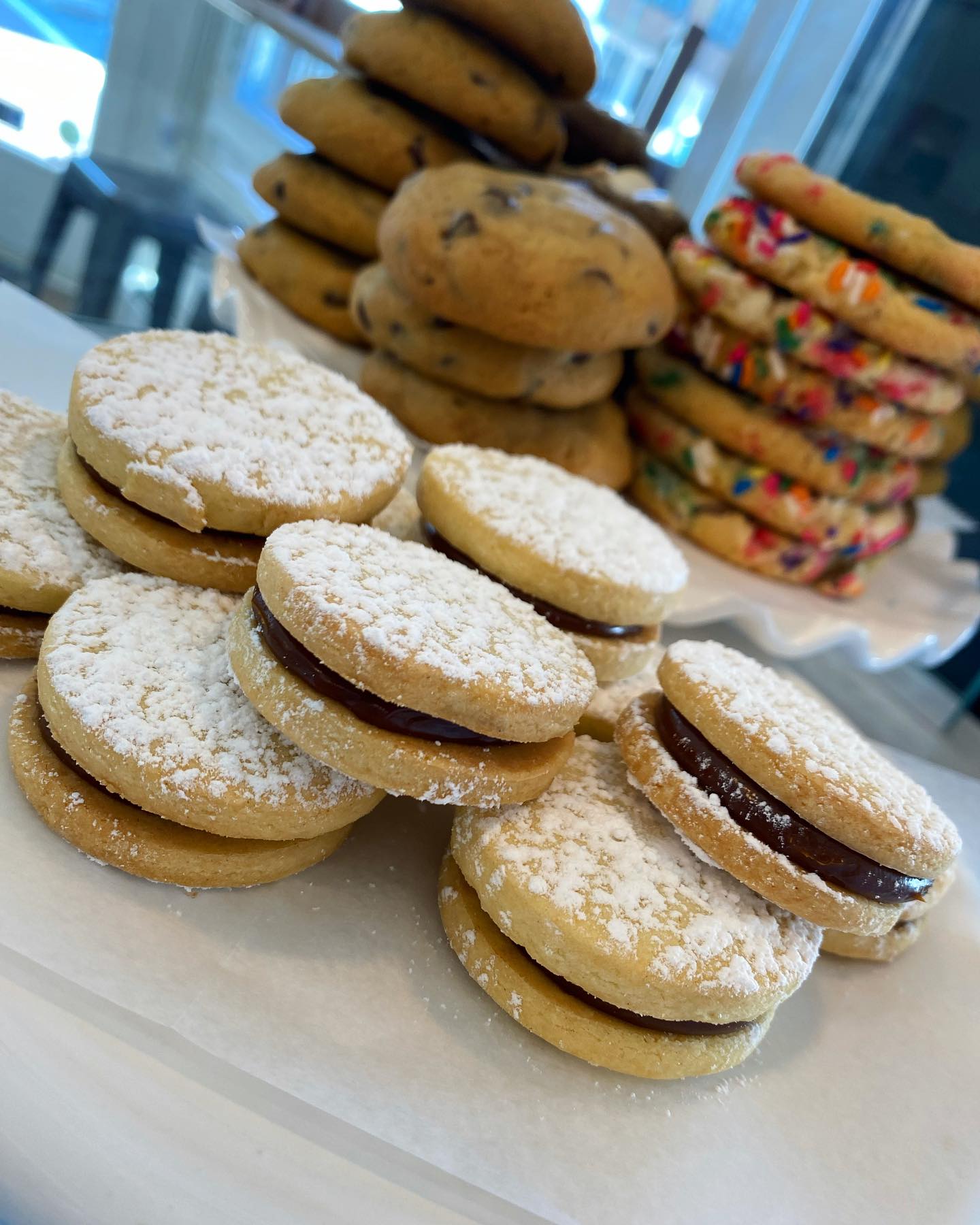 Alfajores on display