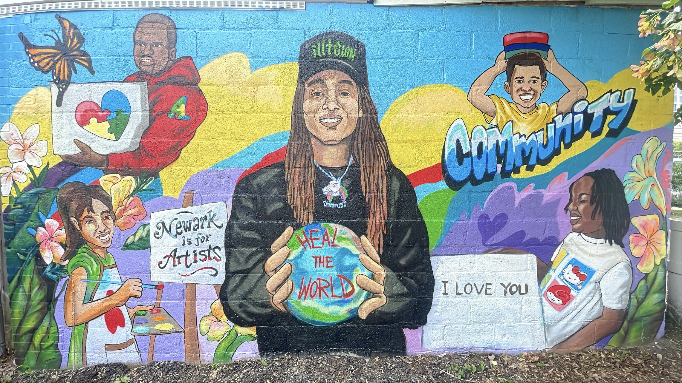 Unicorn151 Heal The World Mural - Autism Awareness | VisitNJ.org