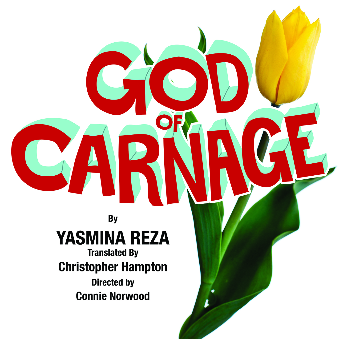 God Of Carnage logo, show opening November 8, 2024