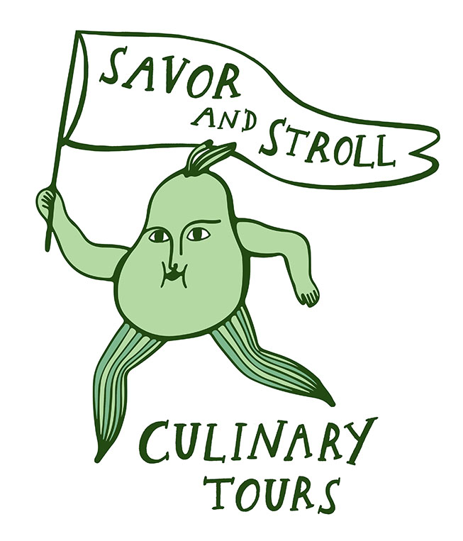 Savor and Stroll Logo