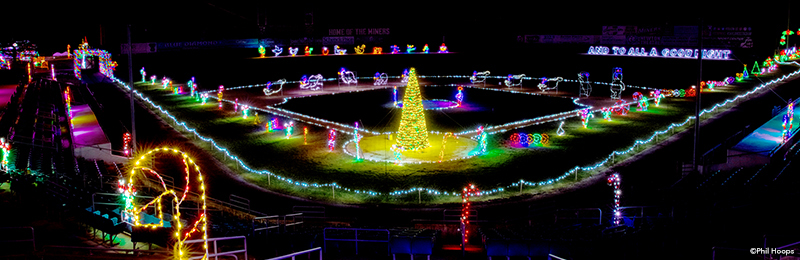 Skylands Stadium Christmas Light Show