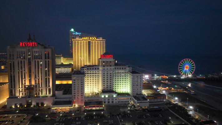 Atlantic City Casinos, nighttime