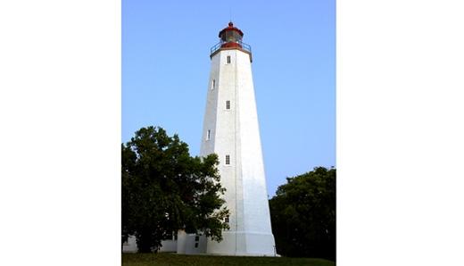 tower of Sandy Hook Lighthouse
