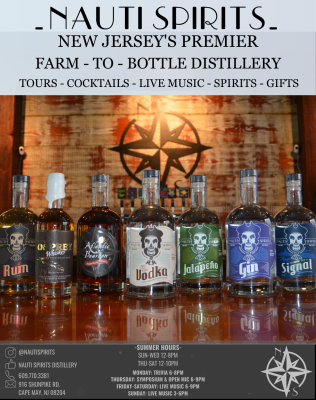 Nauti Spirits Distillery -Open Year Round