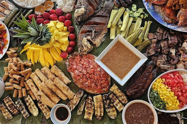 Maricel's Filipino Kamayan Feast is unique, elegant, and a must try.