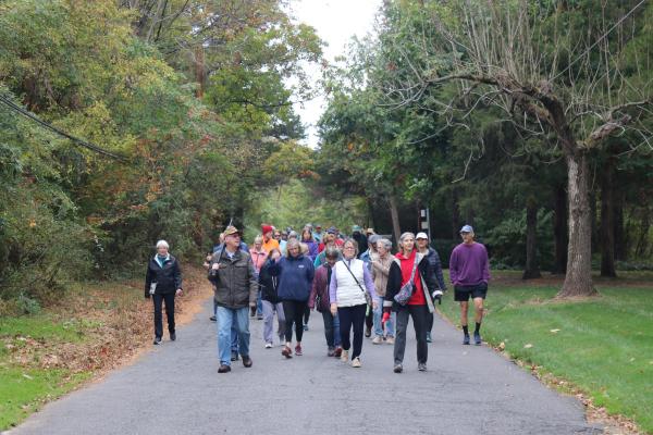 Lawrence Hopewell Trail's Saturday Morning Walking Group