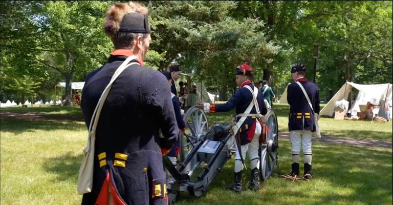 Monmouth Battlefield re-enactment