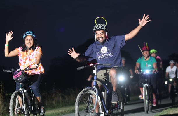 Full Moon bike riders