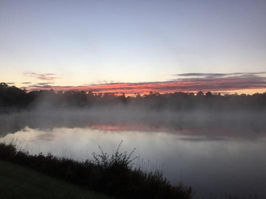 Scenic LHT along a lake