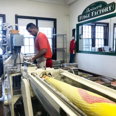 making banana taffy